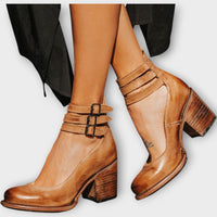 Karolína Elegantní Sandály SeTřemiPásky ŠirokýPodpatek