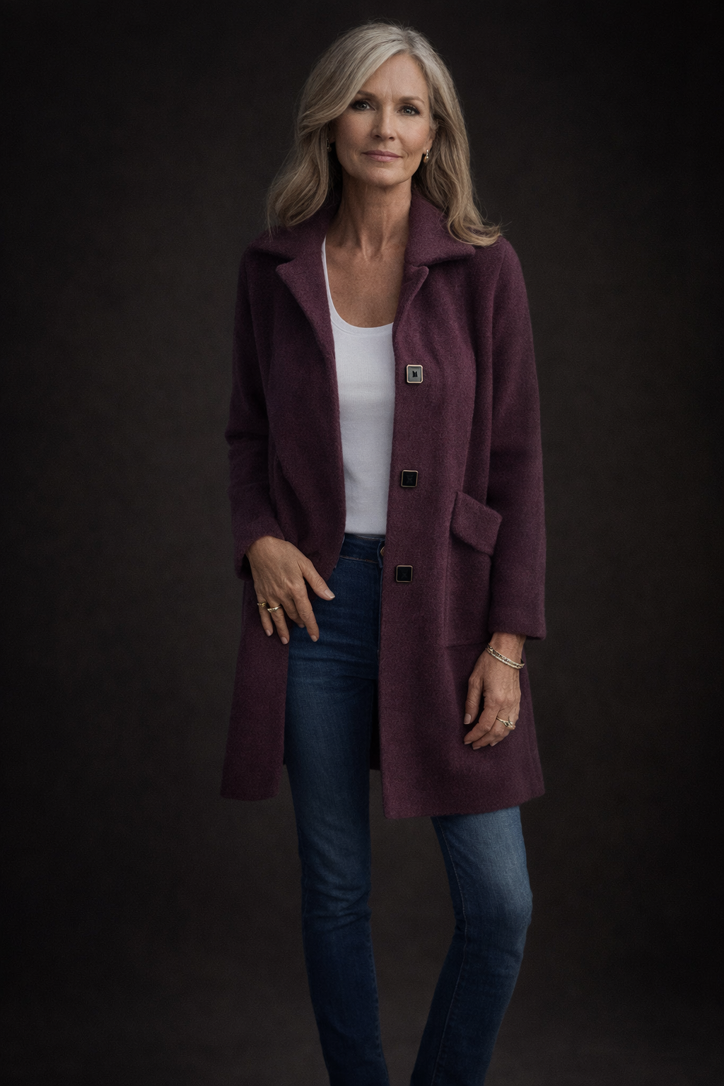 Karolína | Elegantní, hrubý kabát