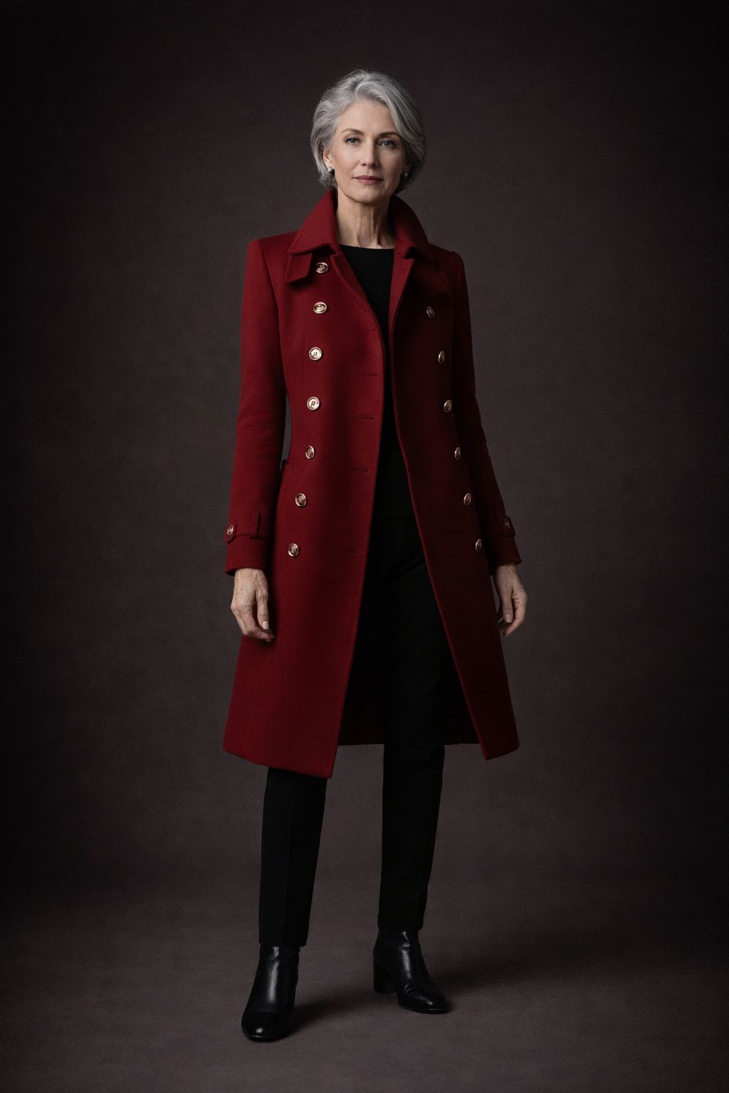 Linda - Dvojřadý trenčkot