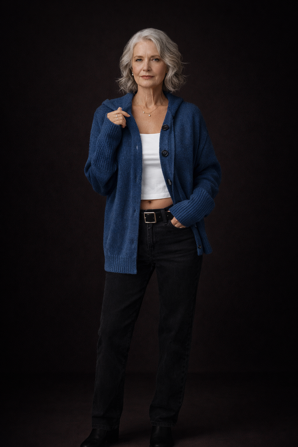 Brittan - Pletený kardigan s knoflíky