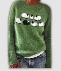 Melissa - Pohodlný Retro Svetřík